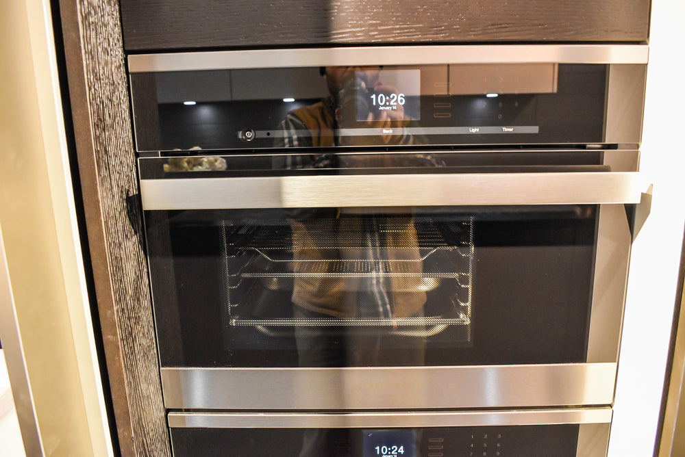 Poggenpohl Segmento Modern Black Kitchen with Miele Appliances