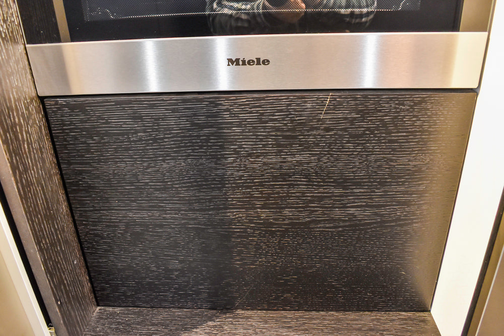 Poggenpohl Segmento Modern Black Kitchen with Miele Appliances