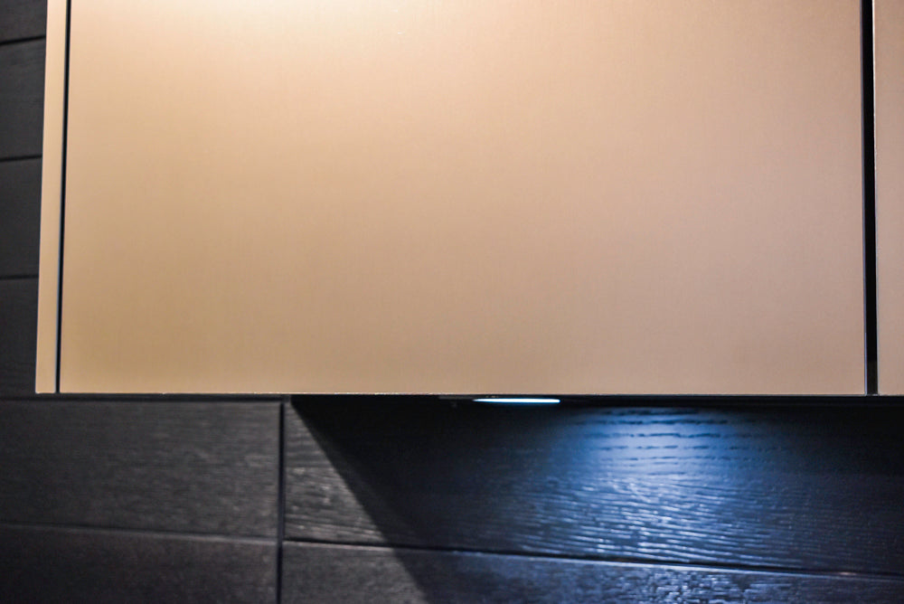 Poggenpohl Segmento Modern Black Kitchen with Miele Appliances