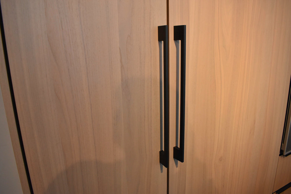 Poggenpohl Modo and +Stage Modern Natural Wood Tone Kitchen with Gaggenau Appliances