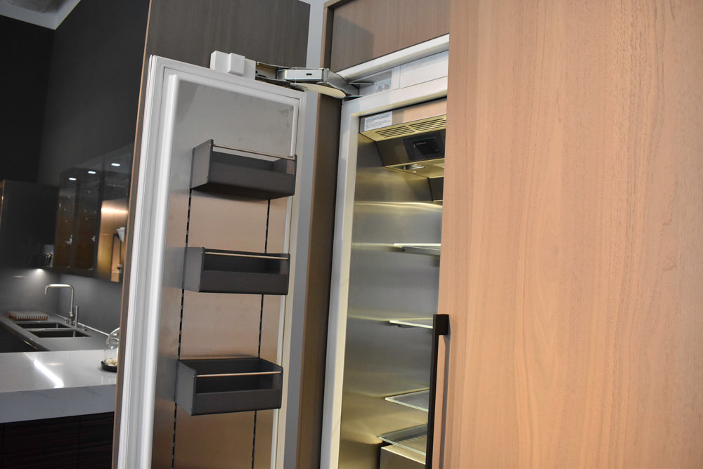 Poggenpohl Modo and +Stage Modern Natural Wood Tone Kitchen with Gaggenau Appliances