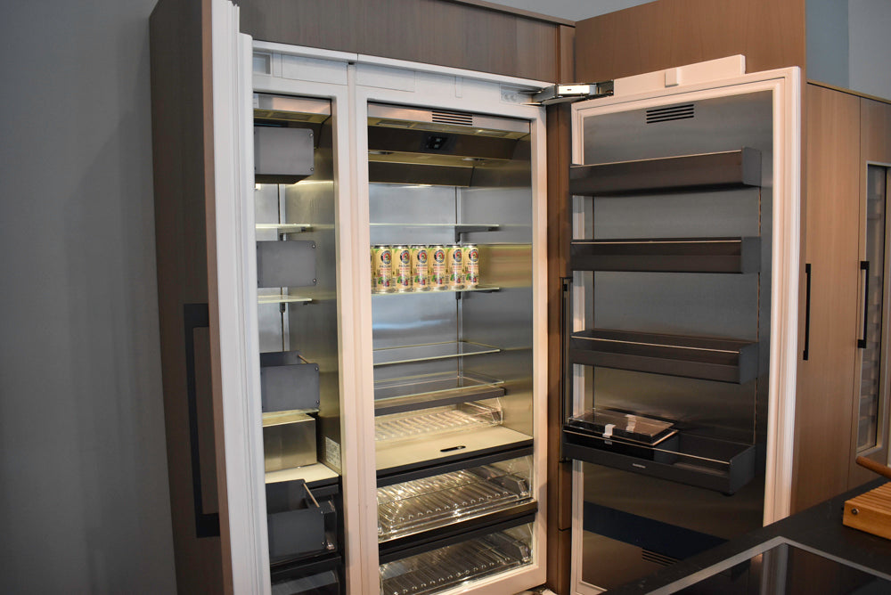 Poggenpohl Modo and +Stage Modern Natural Wood Tone Kitchen with Gaggenau Appliances