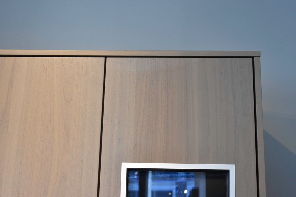 Poggenpohl Modo and +Stage Modern Natural Wood Tone Kitchen with Gaggenau Appliances