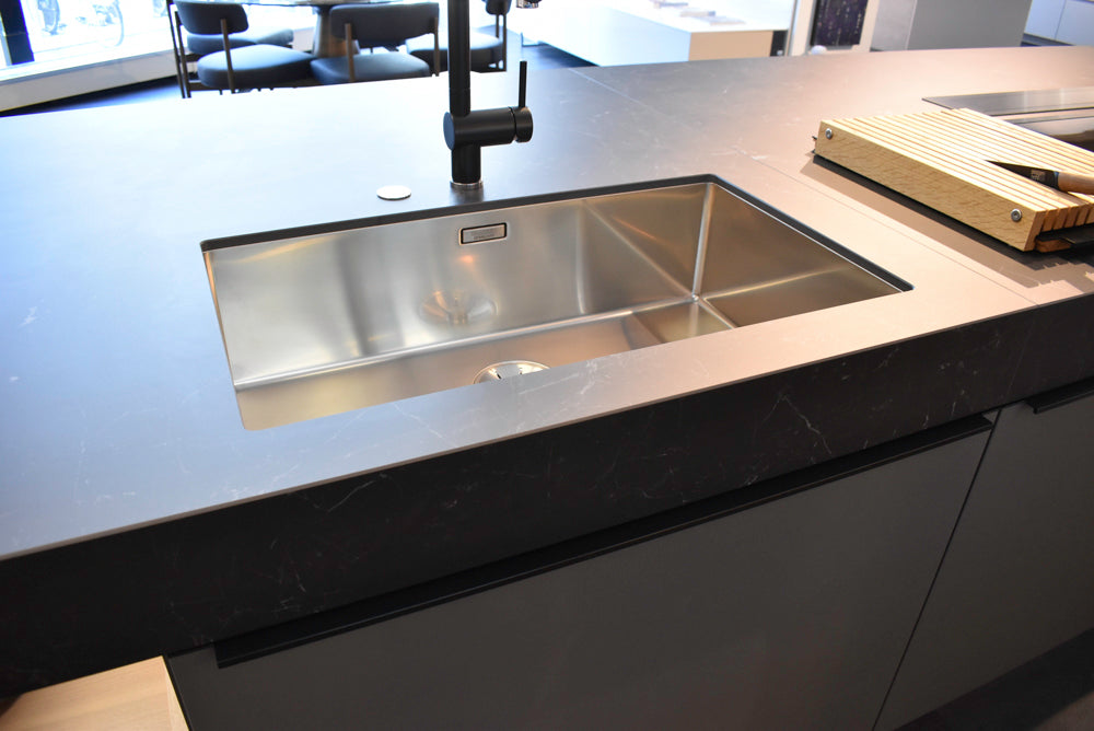 Poggenpohl Modo and +Stage Modern Natural Wood Tone Kitchen with Gaggenau Appliances