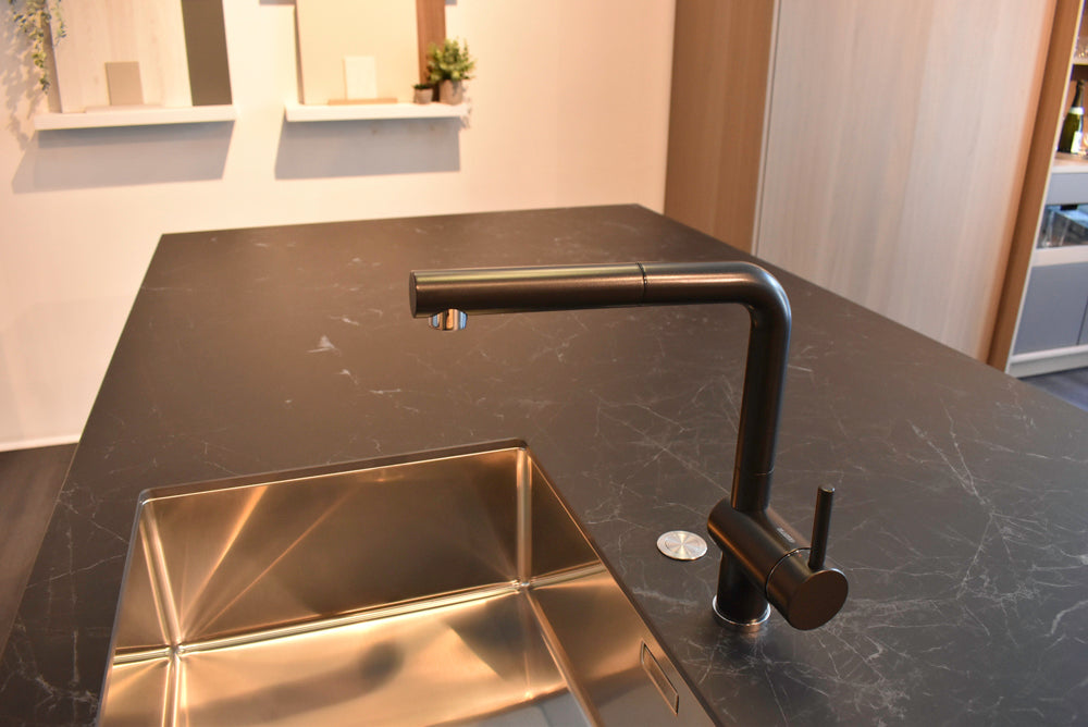 Poggenpohl Modo and +Stage Modern Natural Wood Tone Kitchen with Gaggenau Appliances