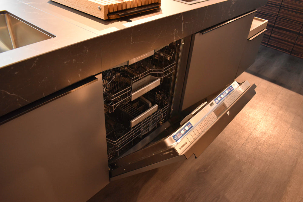 Poggenpohl Modo and +Stage Modern Natural Wood Tone Kitchen with Gaggenau Appliances