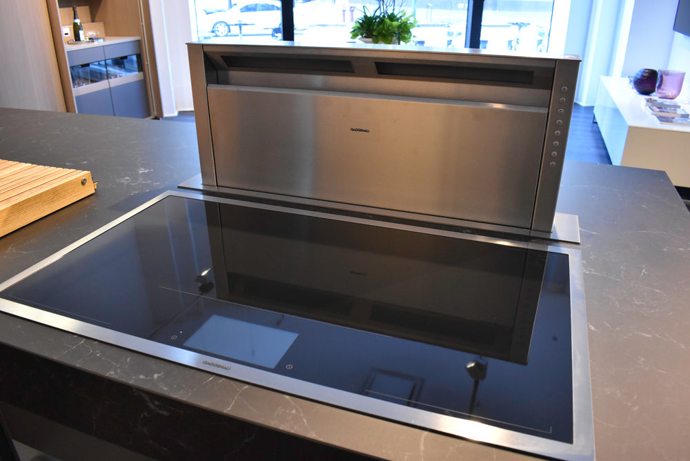 Poggenpohl Modo and +Stage Modern Natural Wood Tone Kitchen with Gaggenau Appliances