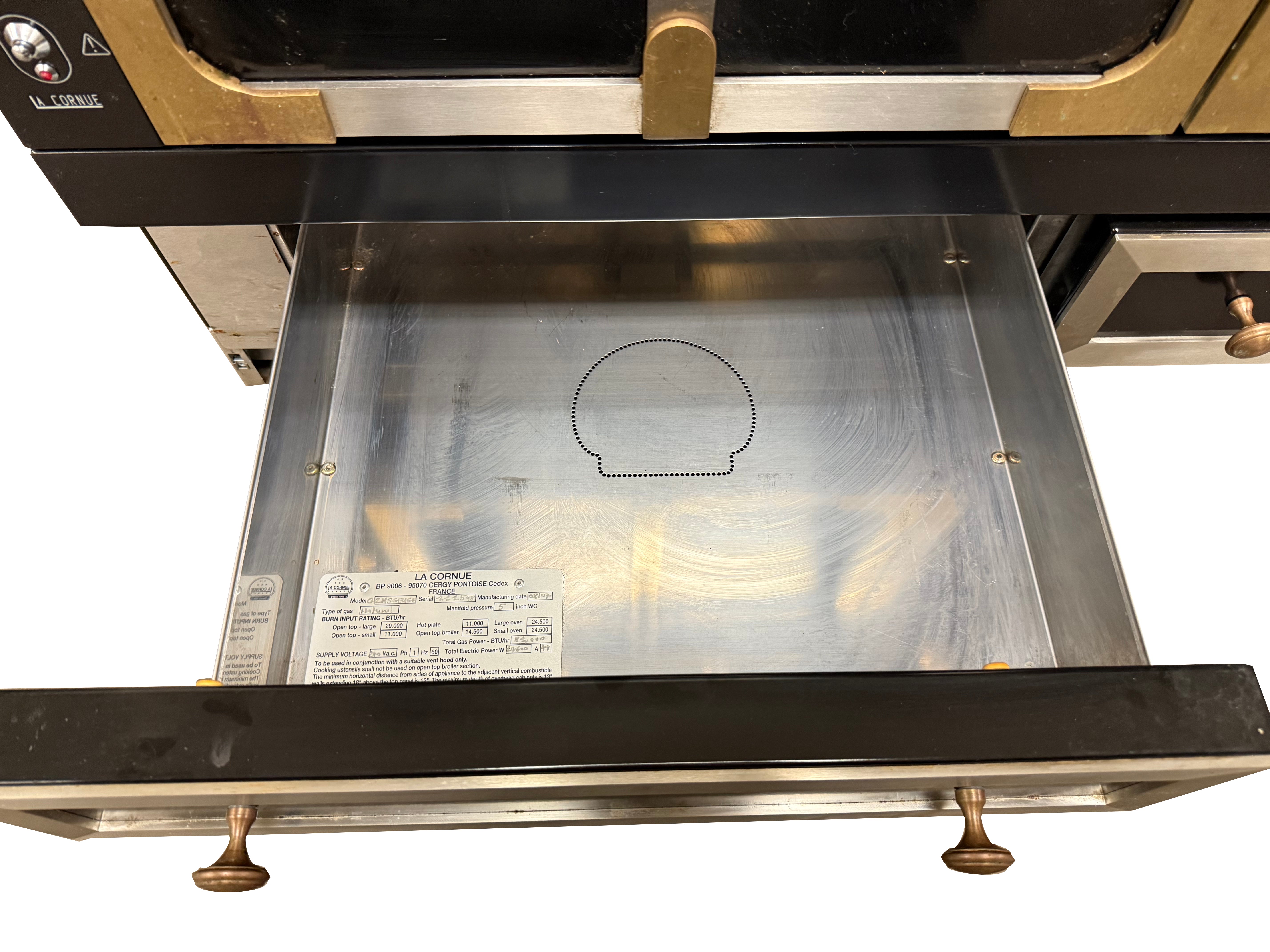 La Cornue Chateau 120 47" Black Dual Fuel Range, 2007