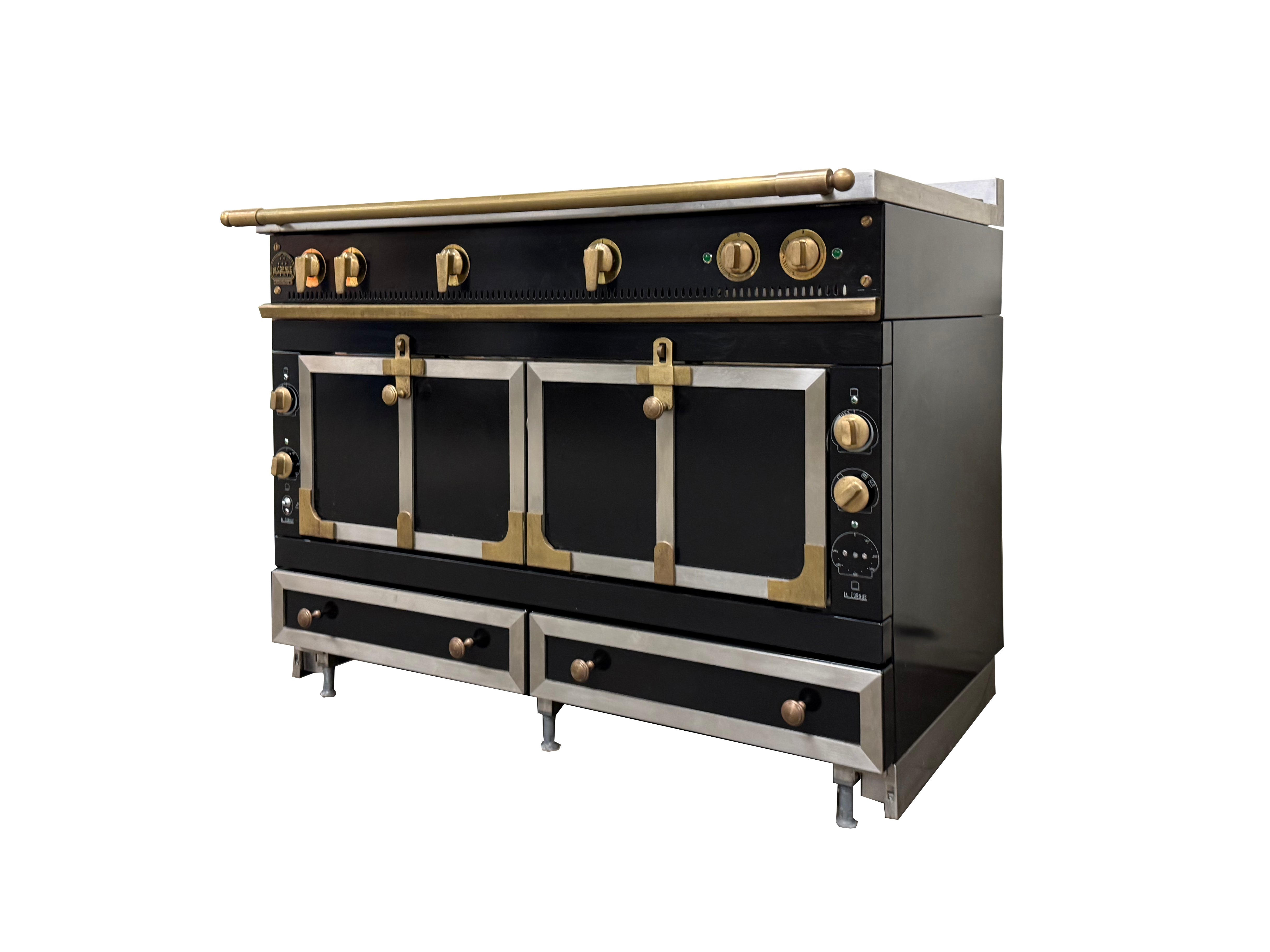 La Cornue Chateau 120 47" Black Dual Fuel Range, 2007