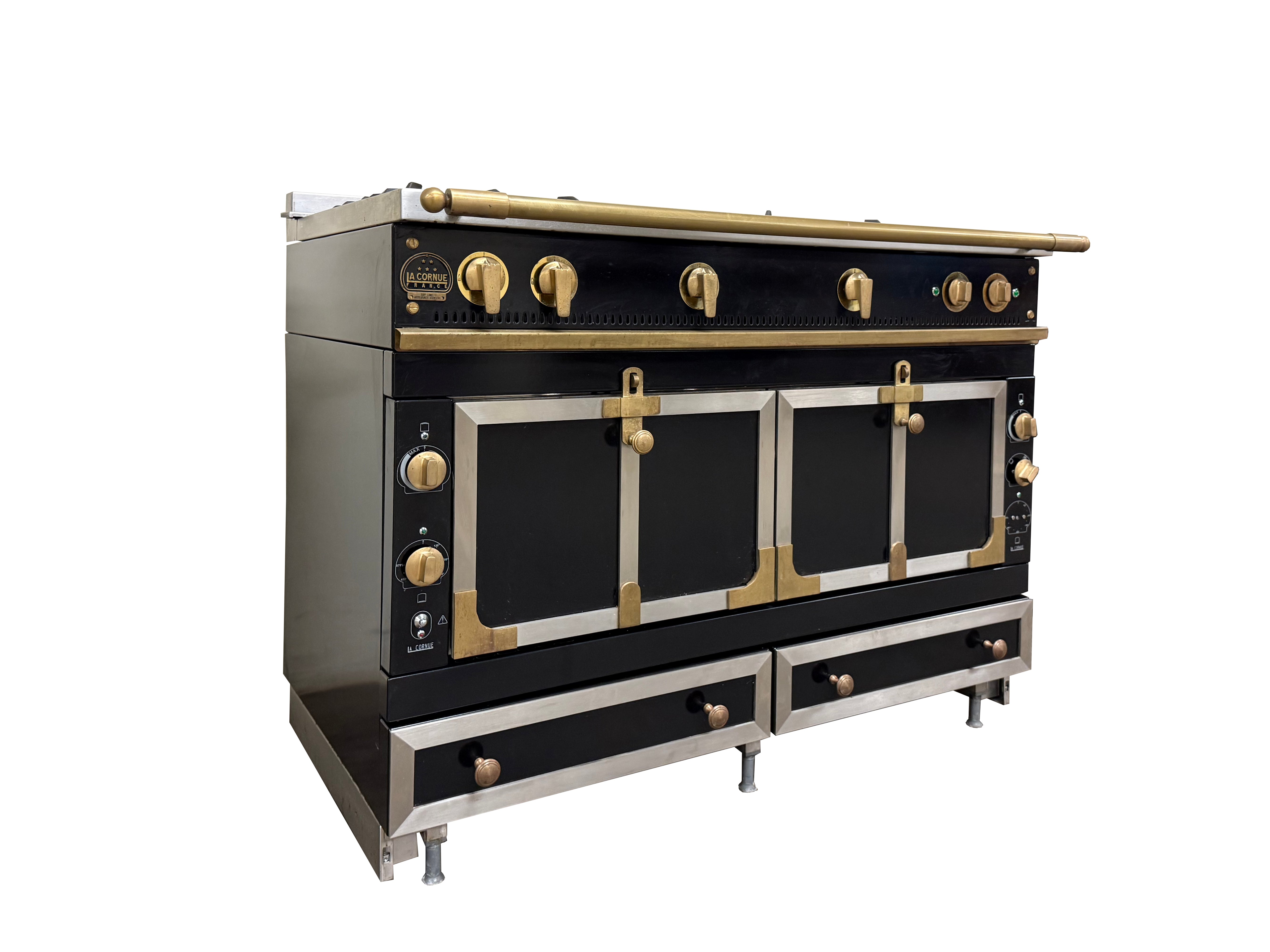 La Cornue Chateau 120 47" Black Dual Fuel Range, 2007