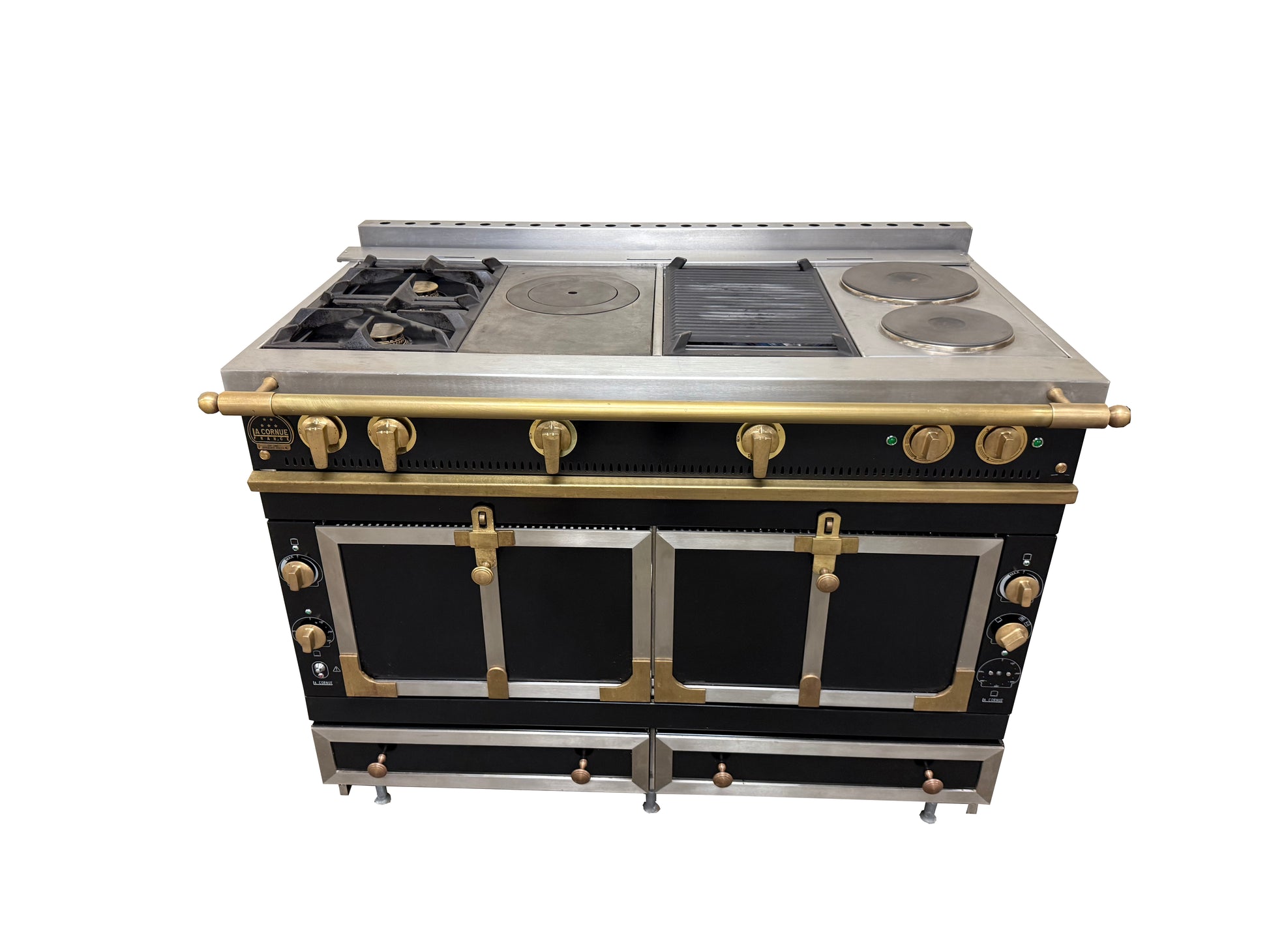 La Cornue Chateau 120 47" Black Dual Fuel Range, 2007