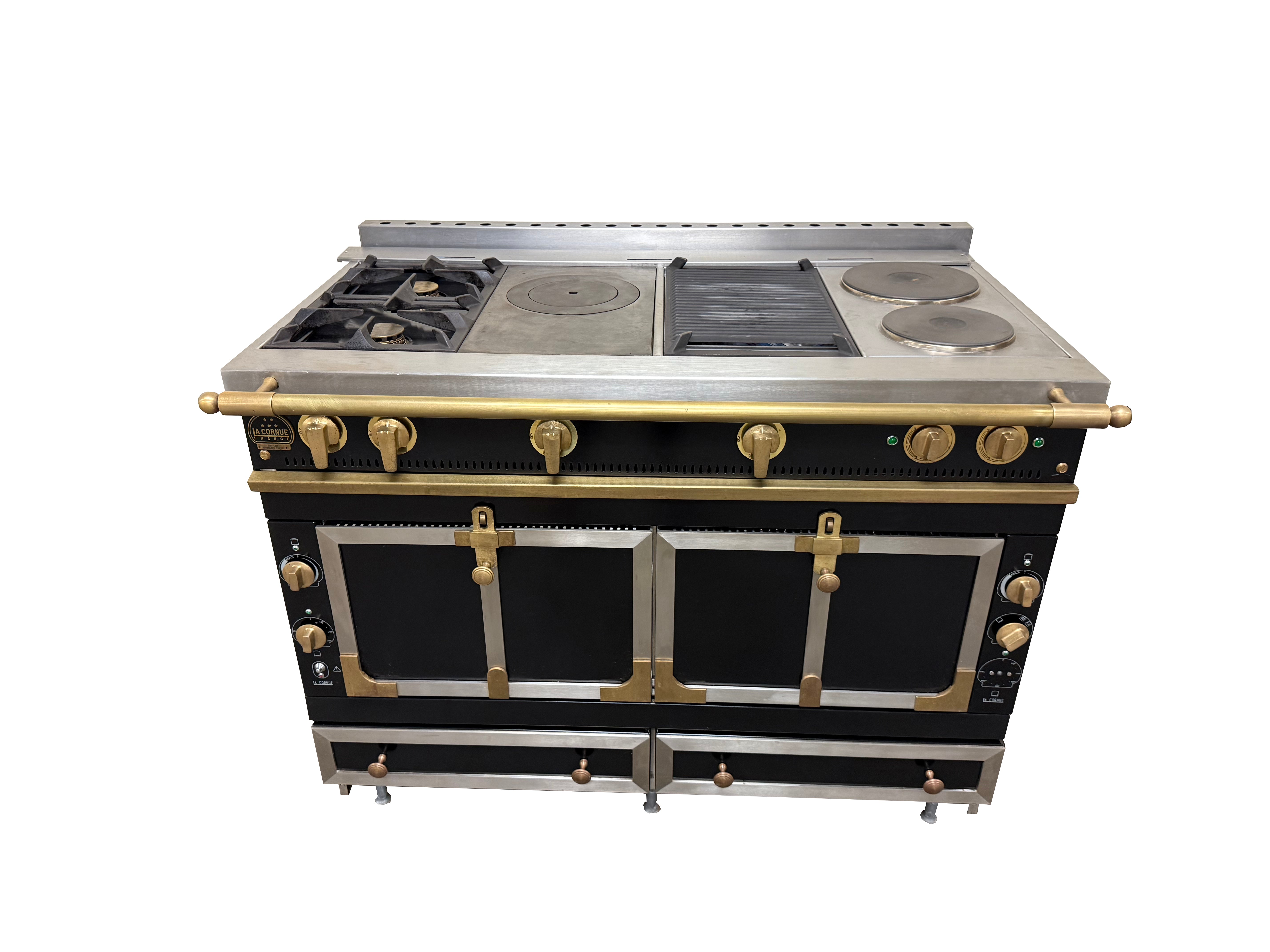 La Cornue Chateau 120 47" Black Dual Fuel Range, 2007