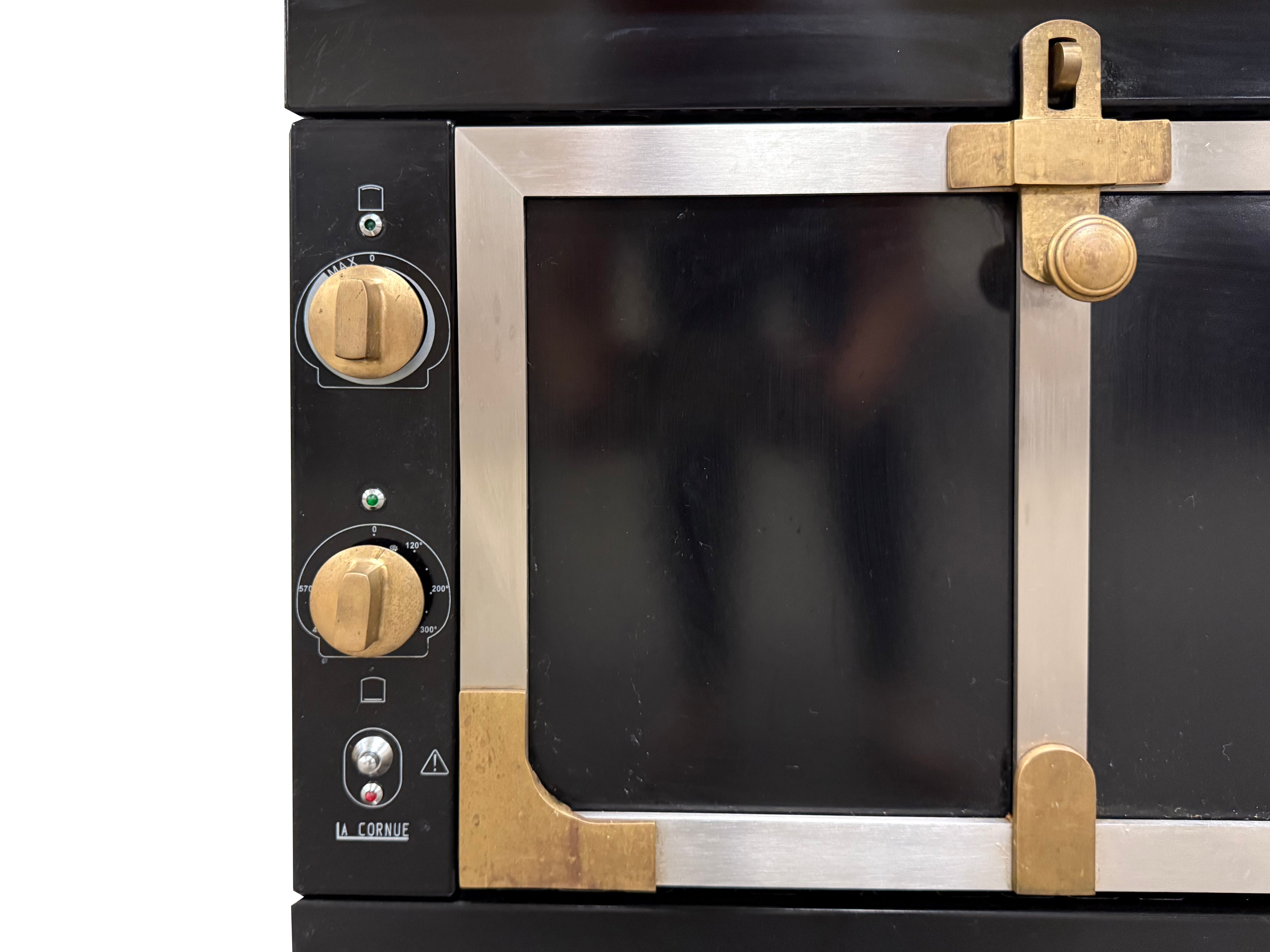 La Cornue Chateau 120 47" Black Dual Fuel Range, 2007