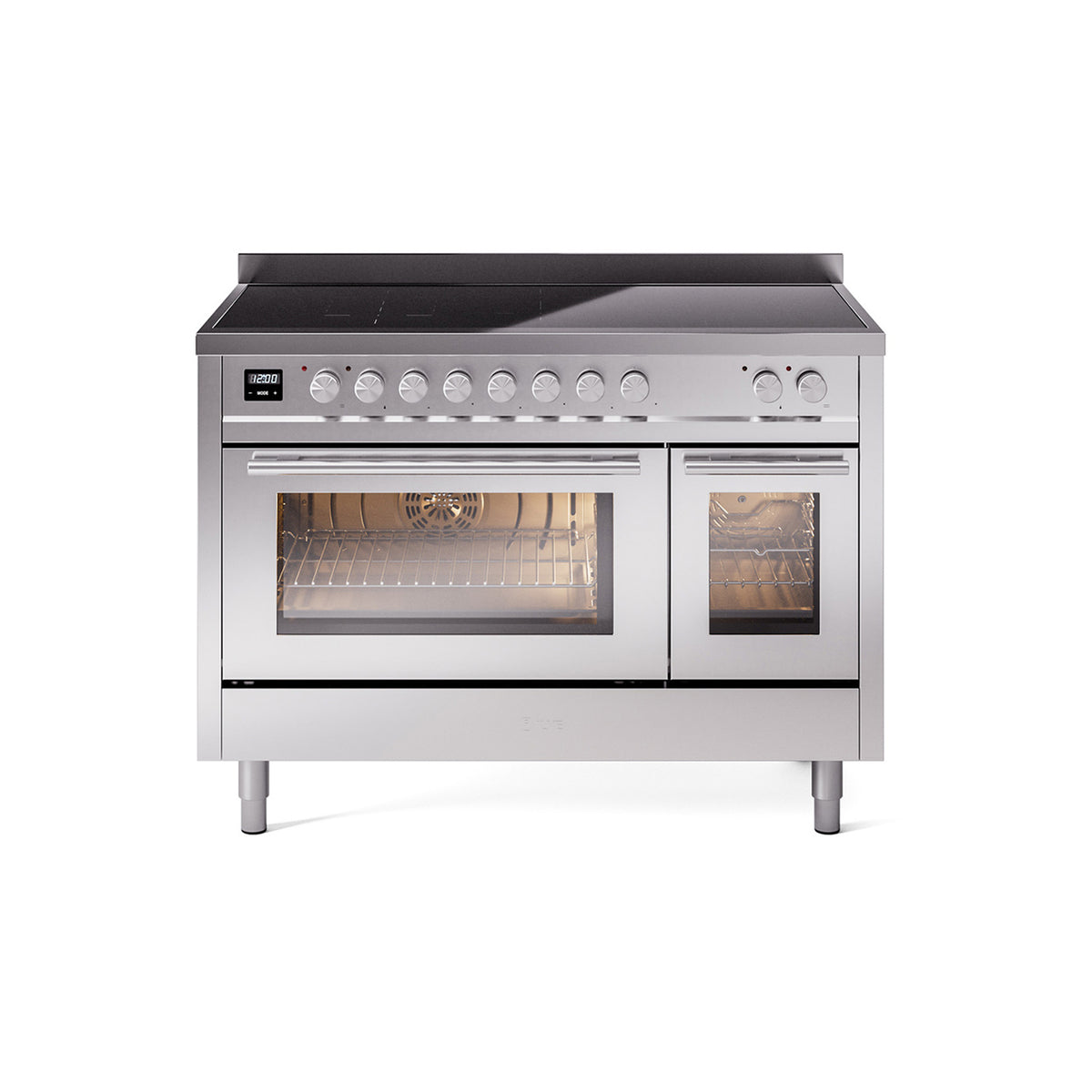 Ilve Professional UPI486WMPSS 48" Stainless Steel Induction Range