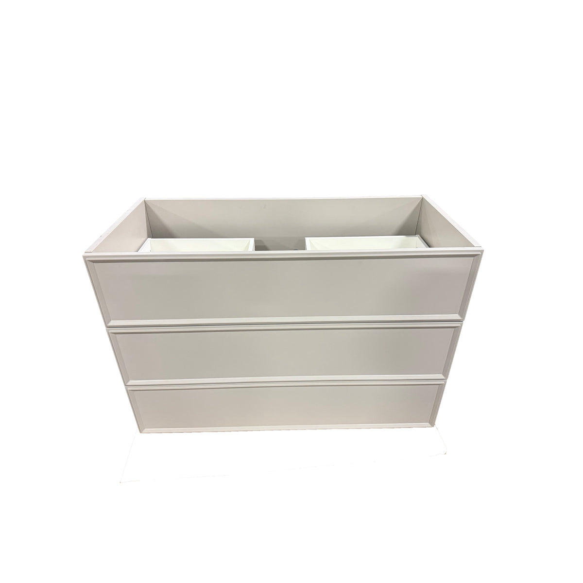 DOCA Modern 47" Matte Off White Freestanding Single Vanity Base