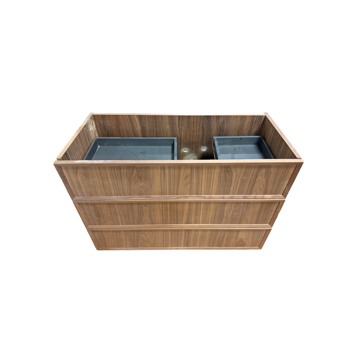 DOCA Modern 39" Nogal Natural Freestanding Single Vanity Base
