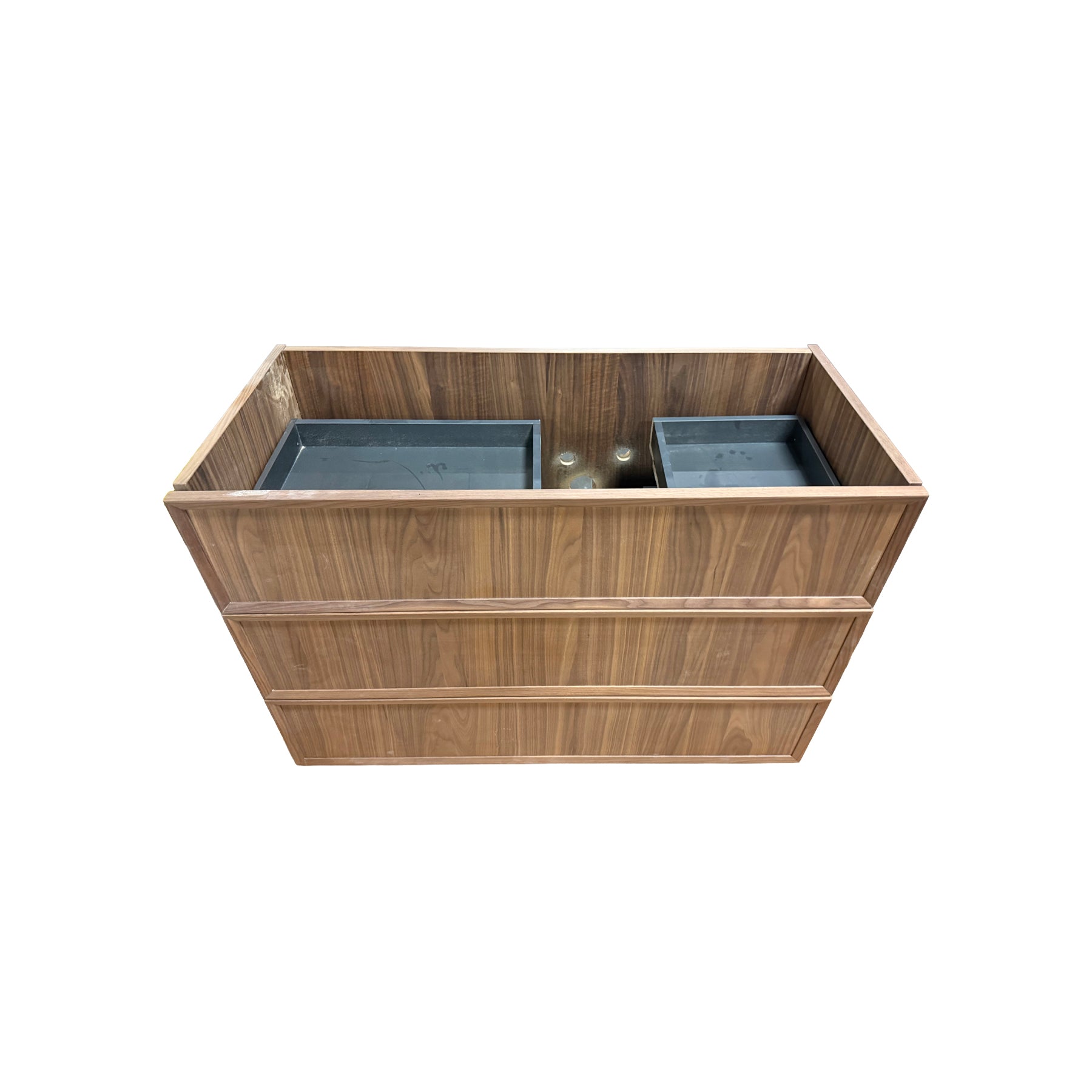 DOCA Modern 39" Nogal Natural Freestanding Single Vanity Base