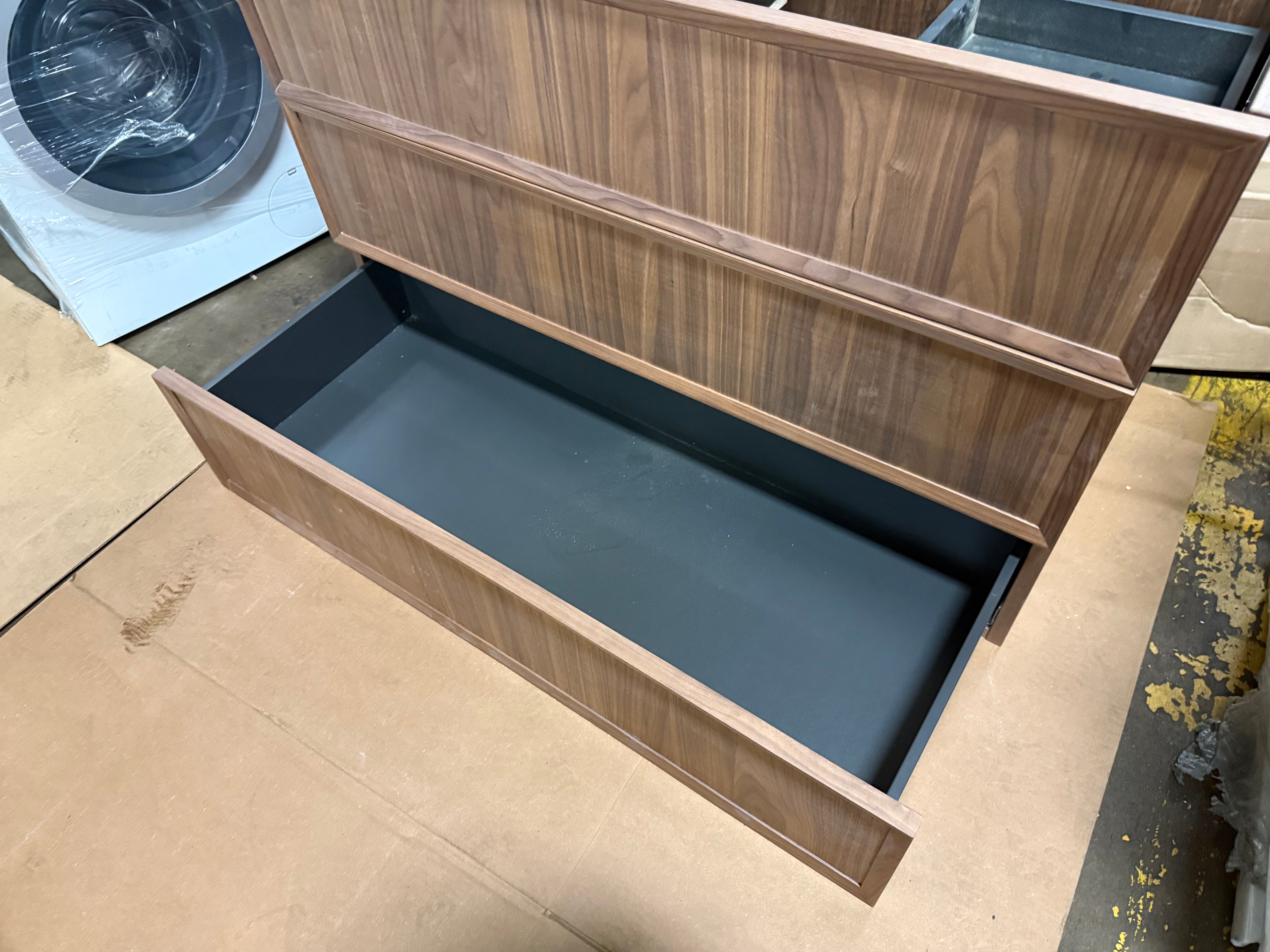 DOCA Modern 39" Nogal Natural Freestanding Single Vanity Base
