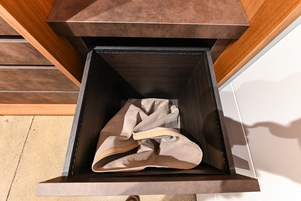 Modern Natural Wood Toned Complete Wardrobe Closet System