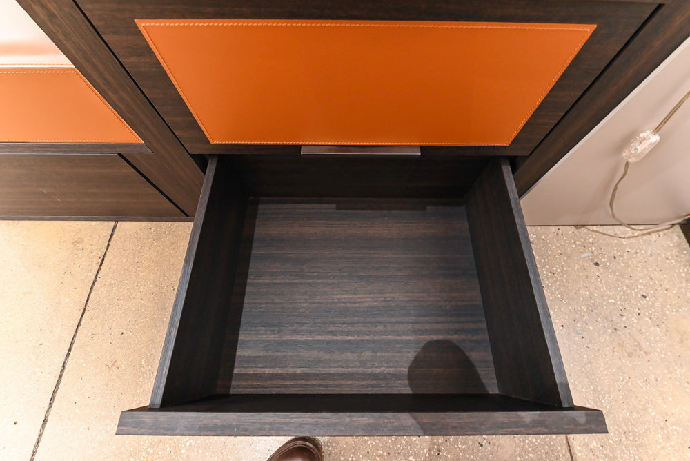 Modern Natural Wood Toned Complete Wardrobe Closet System