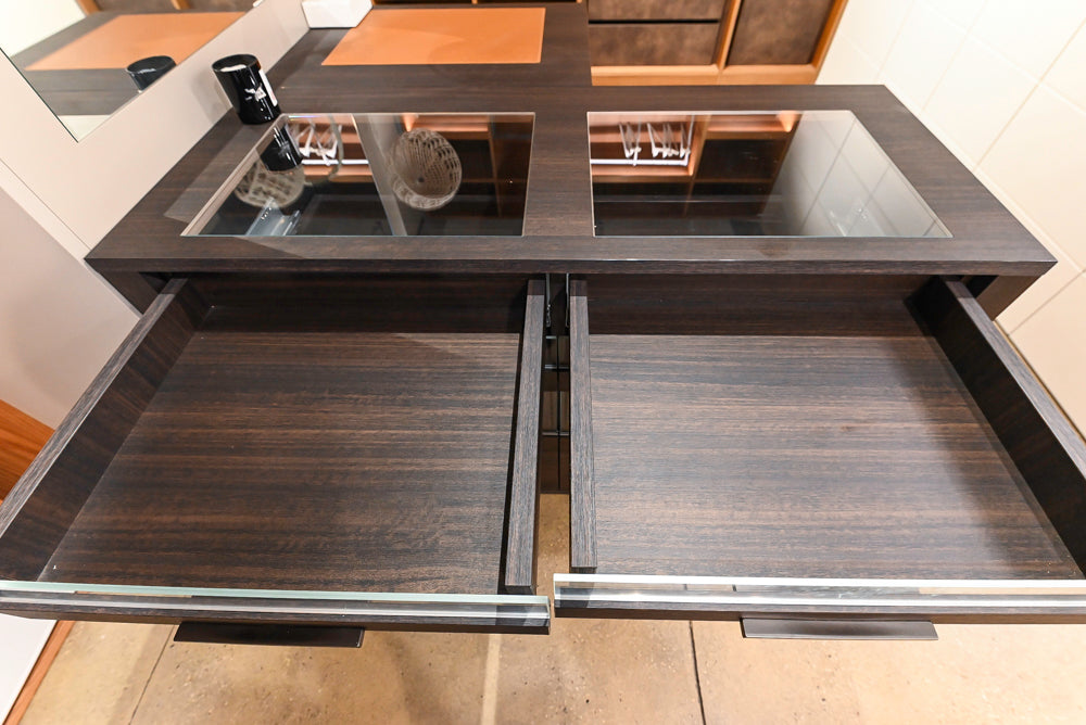 Modern Natural Wood Toned Complete Wardrobe Closet System