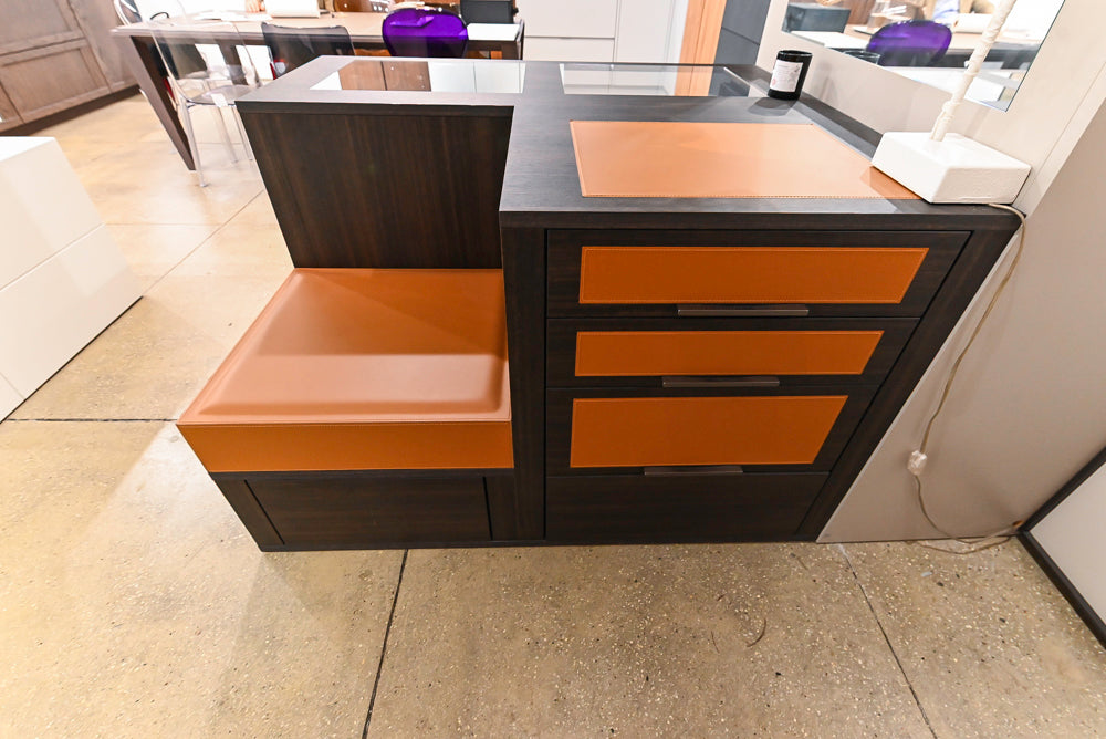 Modern Natural Wood Toned Complete Wardrobe Closet System