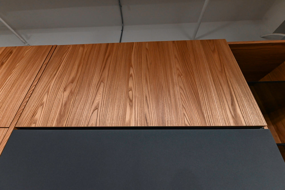 Modern Natural Wood Toned Hideaway Door Pantry