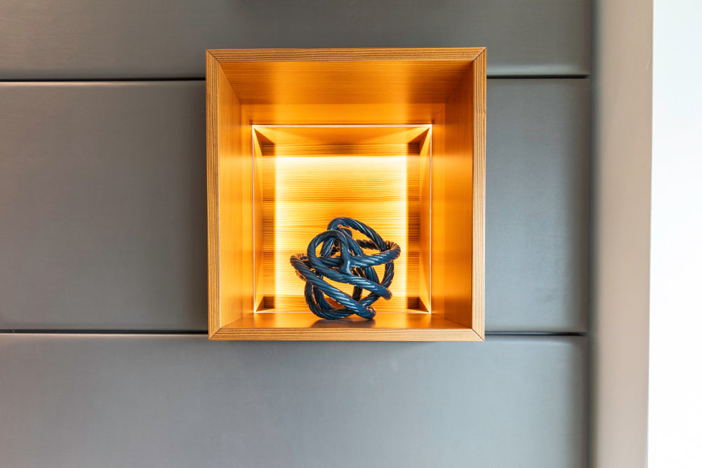 eggersmann USA Schmalenbach Modern Larch Smoked Veneer with Grey Parsol Glass Entertainment System