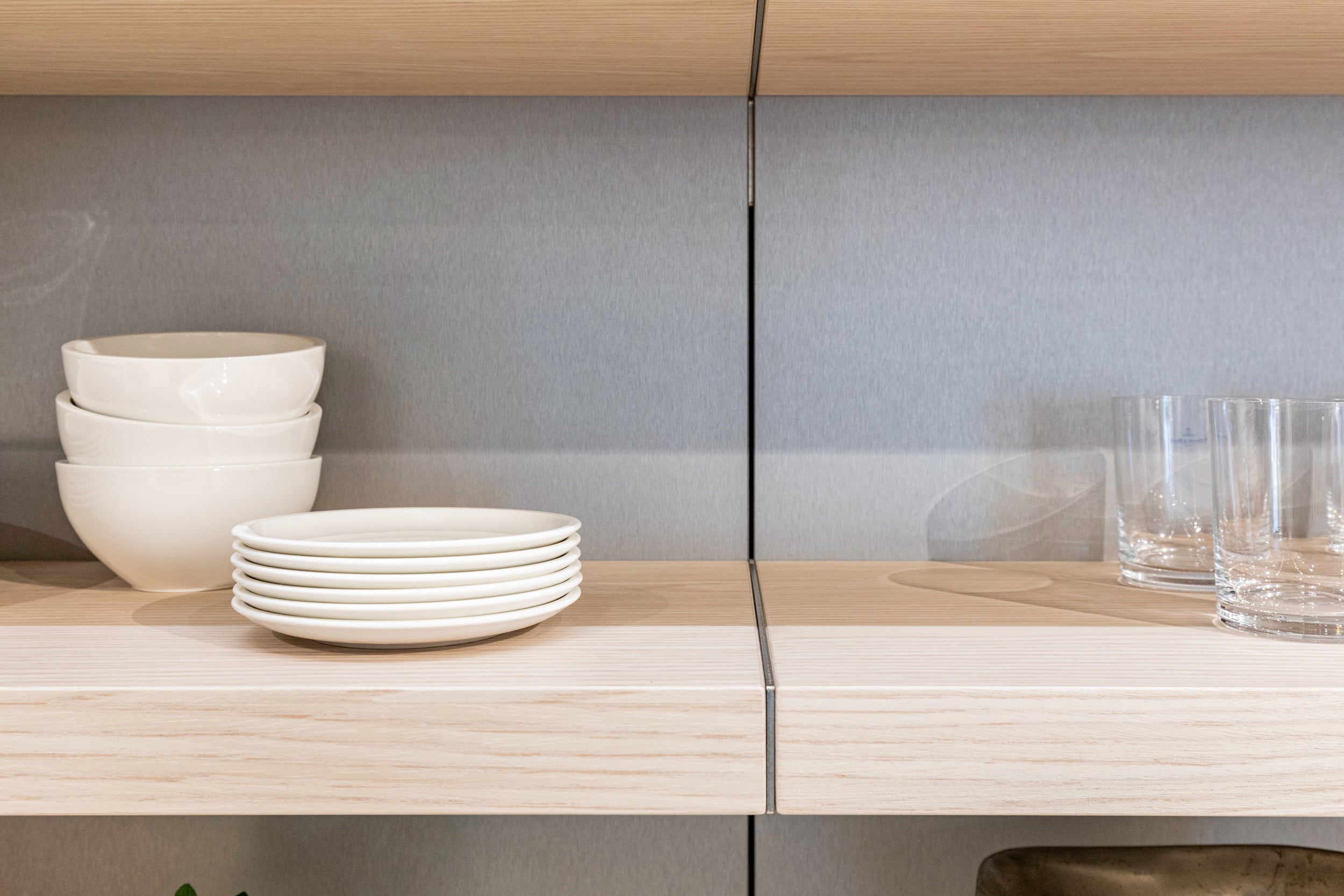 eggersmann E-Line Graphite Black Bi-Fold Pocket Door Pantry Wall