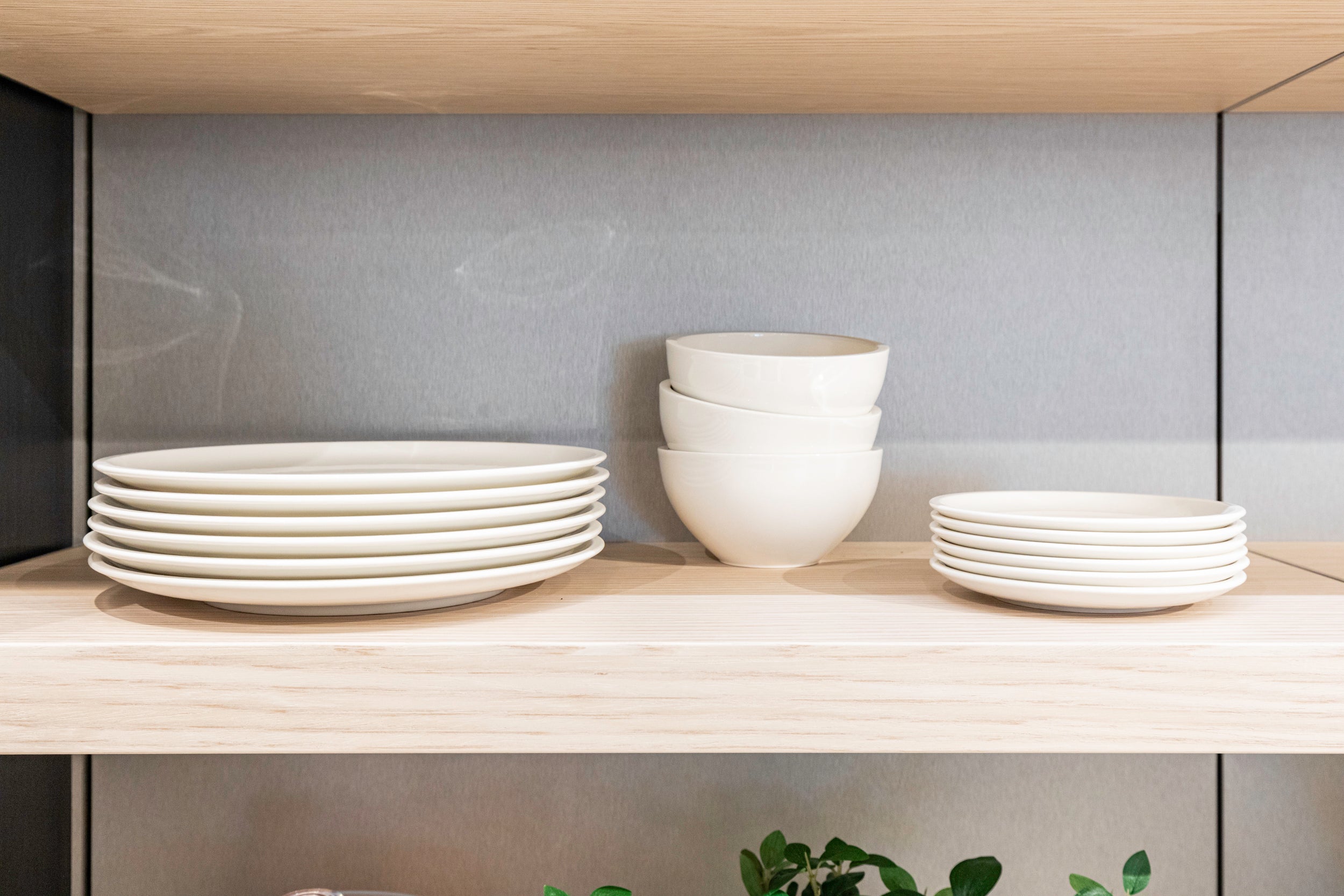 eggersmann E-Line Graphite Black Bi-Fold Pocket Door Pantry Wall