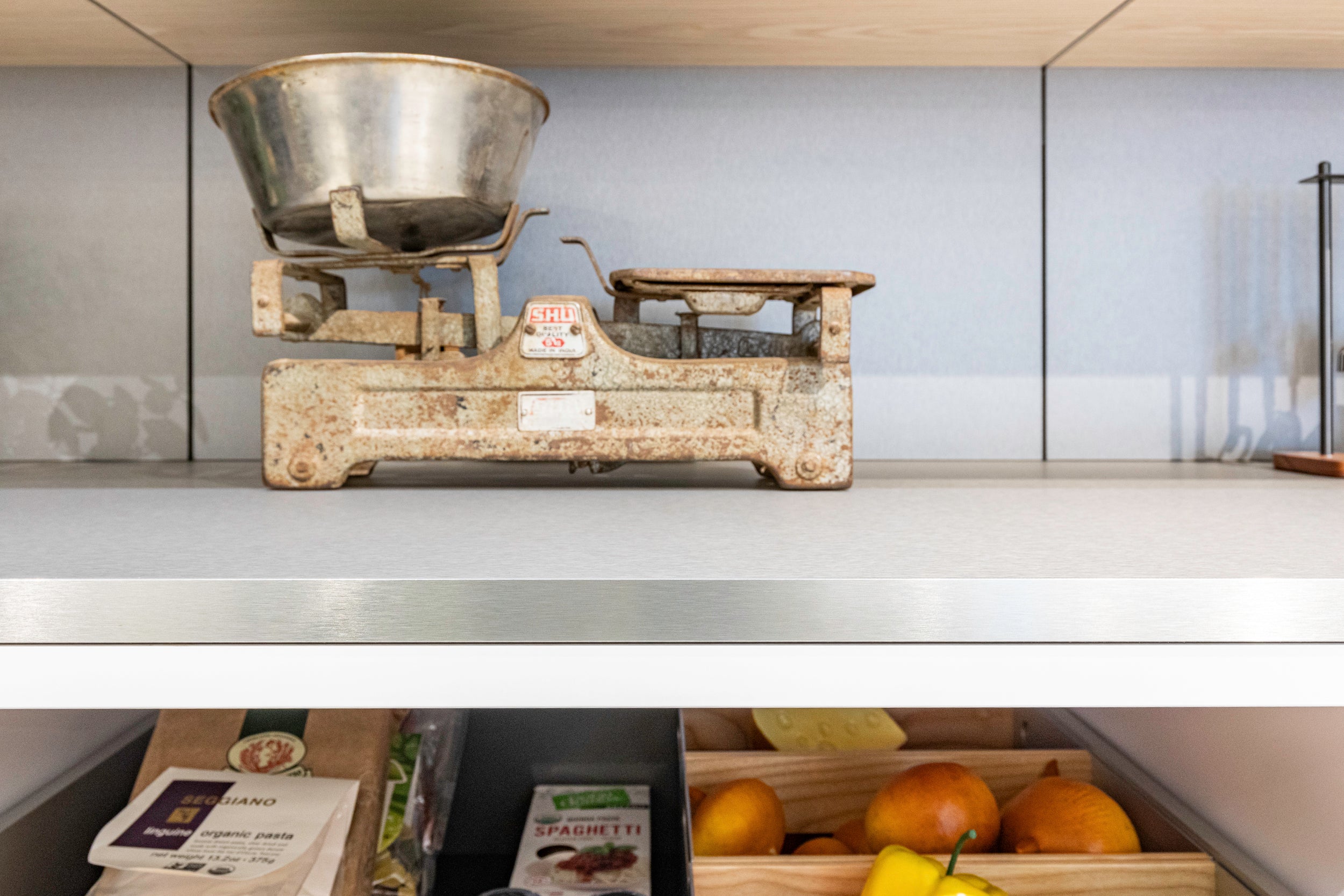 eggersmann E-Line Graphite Black Bi-Fold Pocket Door Pantry Wall