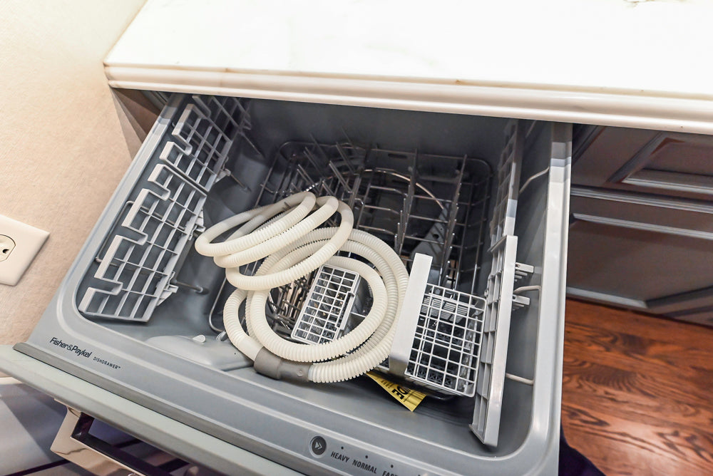 Executive Cabinetry Traditional Grey Walnut Kitchen with Marble Countertops & Appliances