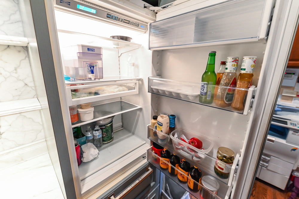 Executive Cabinetry Traditional Grey Walnut Kitchen with Marble Countertops & Appliances