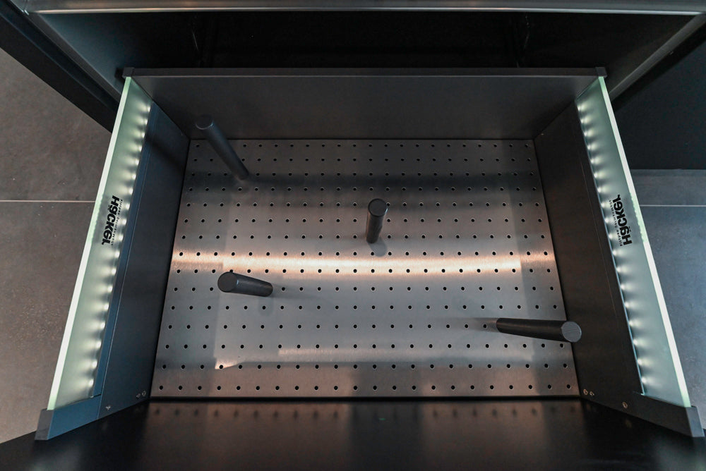 Häcker Modern Matte Black Island with Storage