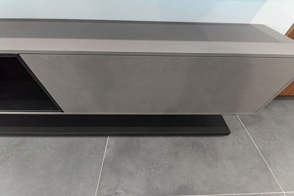 Häcker Modern Matte Grey Wall Mount Floating Buffet