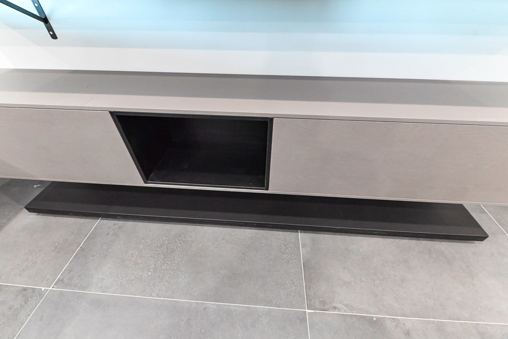 Häcker Modern Matte Grey Wall Mount Floating Buffet