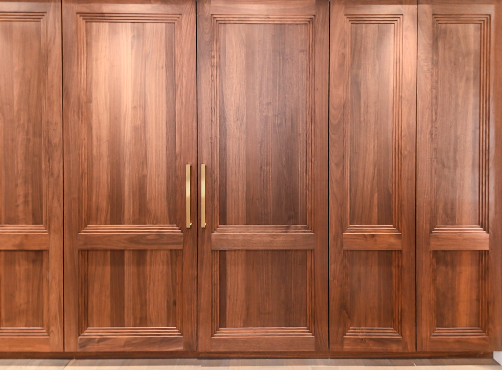 DOCA Modern Brown & White Kitchen with Neolith Island and Countertops