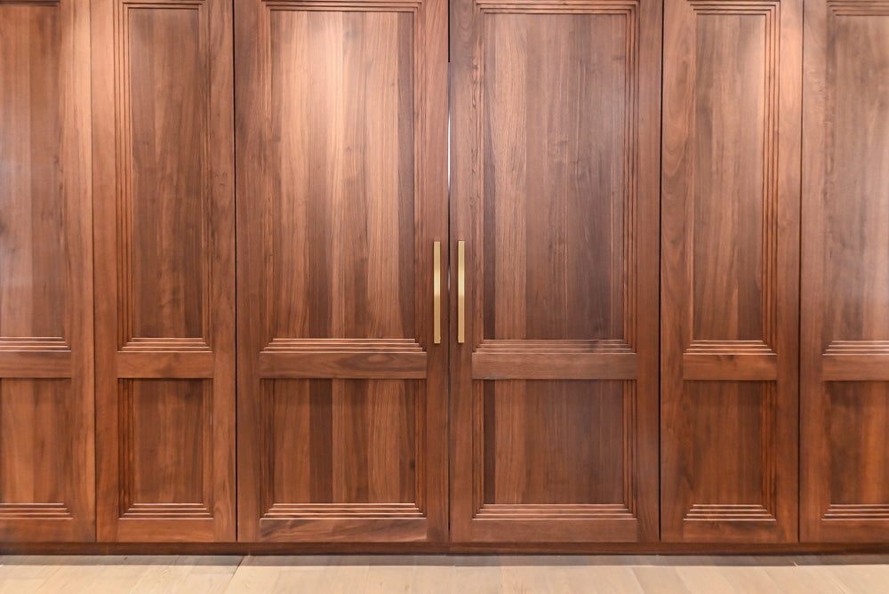 DOCA Modern Brown & White Kitchen with Neolith Island and Countertops