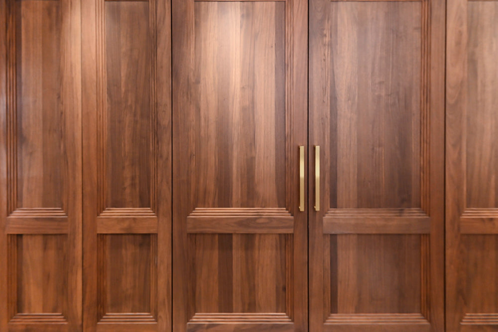 DOCA Modern Brown & White Kitchen with Neolith Island and Countertops