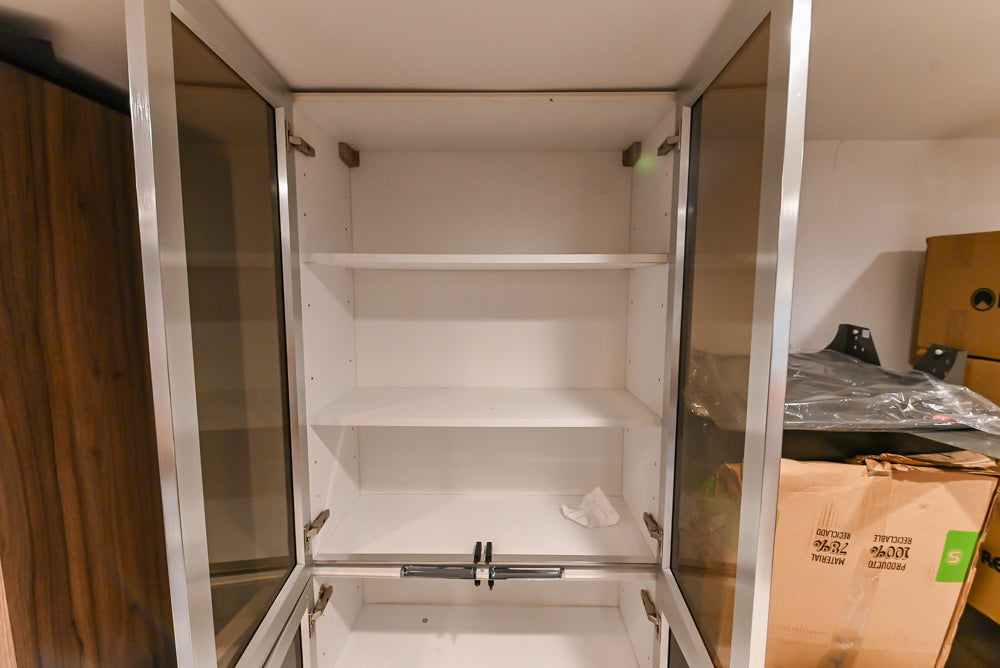 Custom Modern Kitchen Corner with Quartz Countertops, Sink and Faucet