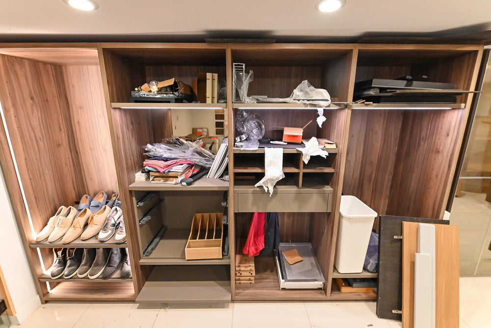 Custom Modern Laminate Wardrobe Closet Sytem