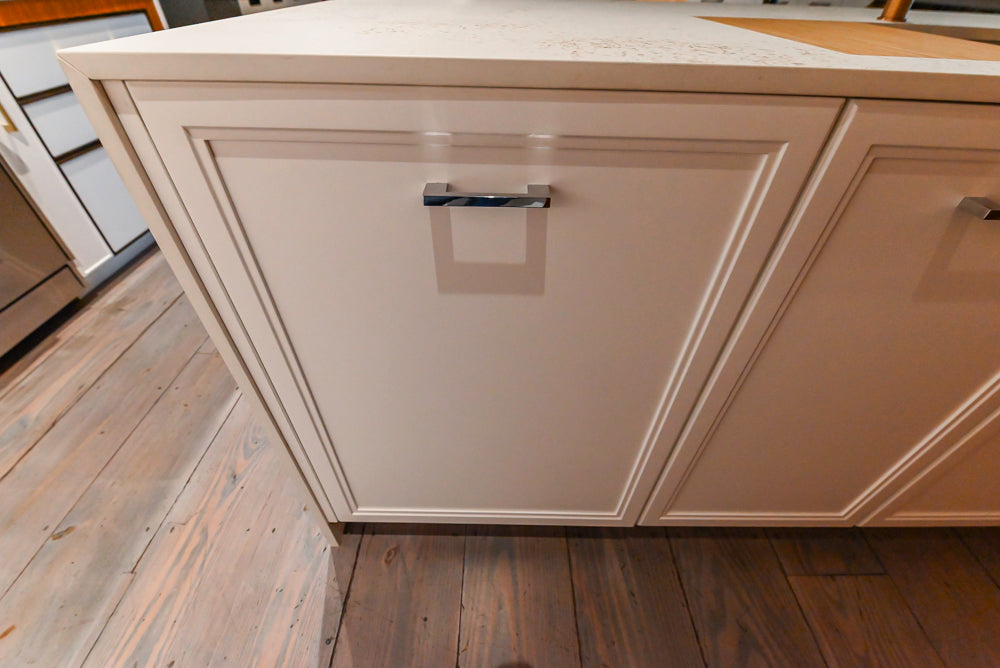 Aster Cucine Modern Two-Tone Kitchen with Dekton Countertops, Wolf Range & Sub-Zero Refrigerator