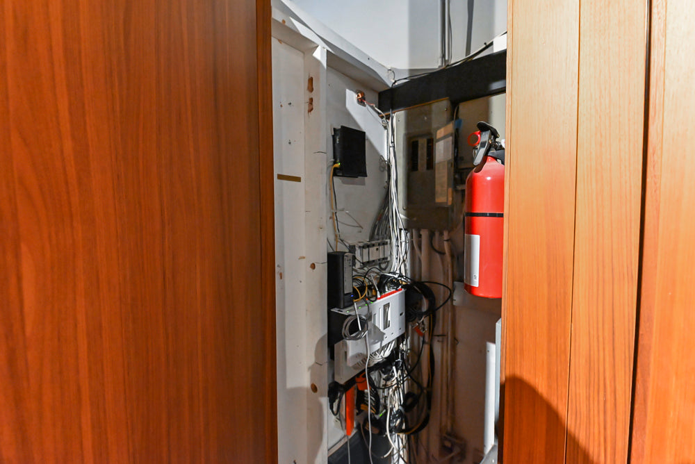 Aster Cucine Modern Two-Tone Kitchen with Dekton Countertops, Wolf Range & Sub-Zero Refrigerator