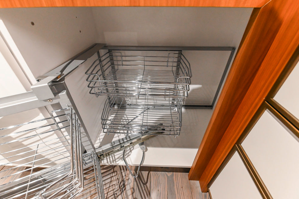 Aster Cucine Modern Two-Tone Kitchen with Dekton Countertops, Wolf Range & Sub-Zero Refrigerator