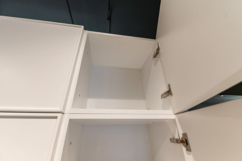 Aster Cucine Modern Two-Tone Kitchen with Dekton Countertops, Wolf Range & Sub-Zero Refrigerator