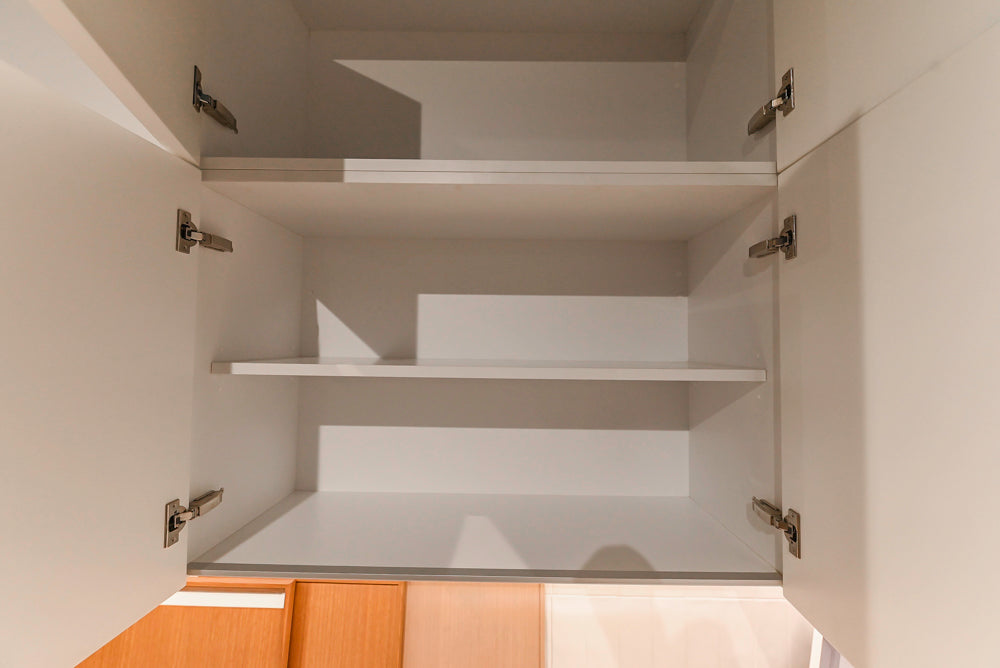 Aster Cucine Modern Two-Tone Kitchen with Dekton Countertops, Wolf Range & Sub-Zero Refrigerator