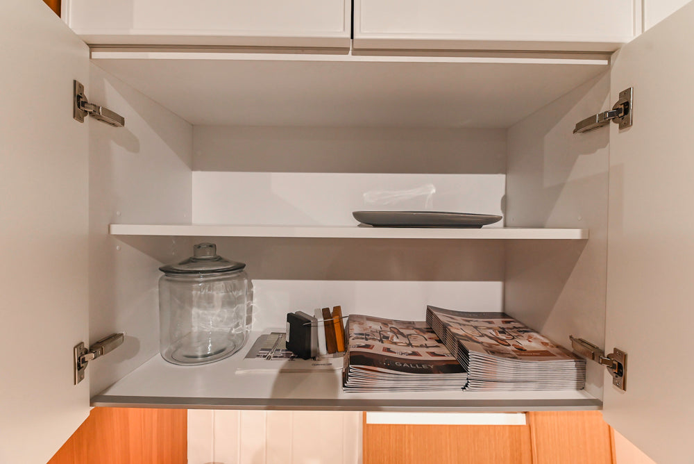 Aster Cucine Modern Two-Tone Kitchen with Dekton Countertops, Wolf Range & Sub-Zero Refrigerator