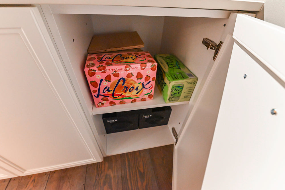 Aster Cucine Modern Two-Tone Kitchen with Dekton Countertops, Wolf Range & Sub-Zero Refrigerator