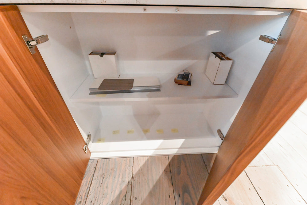 Aster Cucine Modern Two-Tone Kitchen with Dekton Countertops, Wolf Range & Sub-Zero Refrigerator