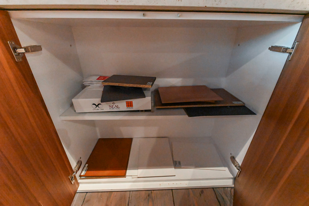 Aster Cucine Modern Two-Tone Kitchen with Dekton Countertops, Wolf Range & Sub-Zero Refrigerator